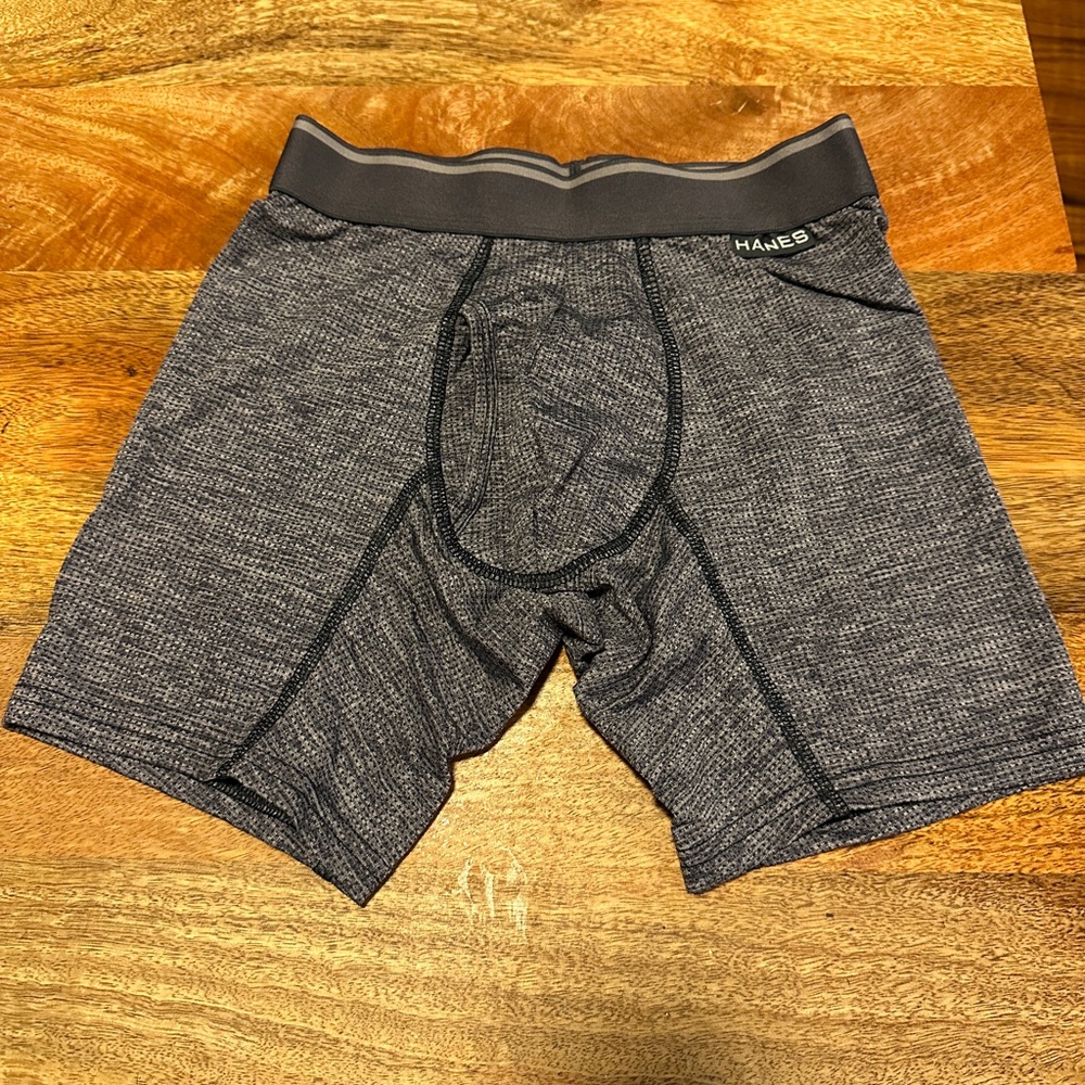 Hanes Comfort Flex Fit Charcoal Boxer Brief